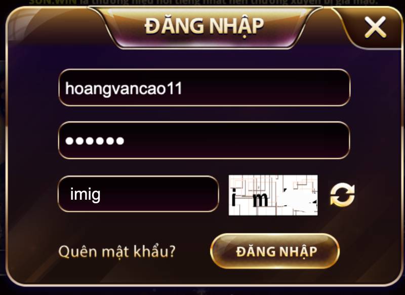 Mã captcha không hiển thị rõ