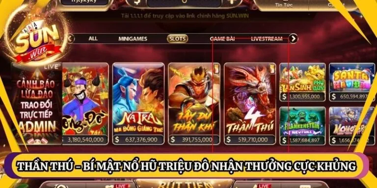Thần Thú - Bí Mật Nổ Hũ Triệu Đô Nhận Thưởng Cực Khủng 1 Thần Thú - Bí Mật Nổ Hũ Triệu Đô Nhận Thưởng Cực Khủng